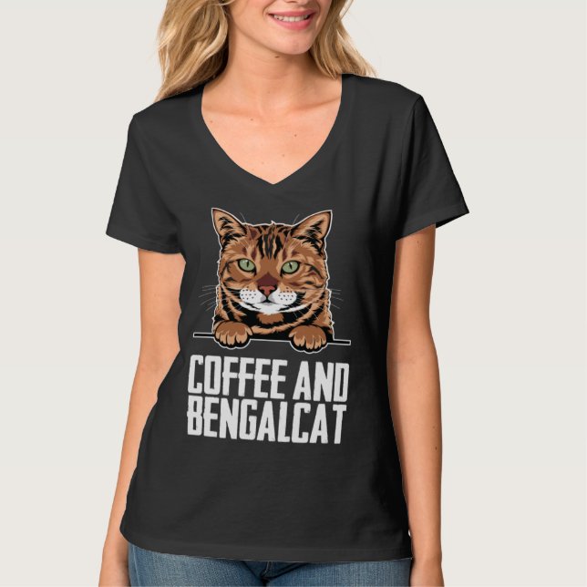 T-shirt Bengal kitten  Bengal mom  Bengal dad  13 (Devant)