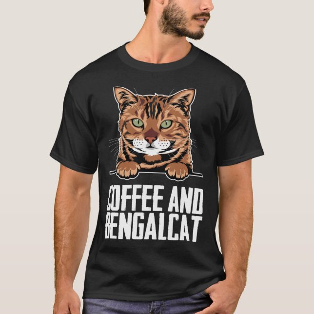 T-shirt Bengal kitten  Bengal mom  Bengal dad  13 (Devant)