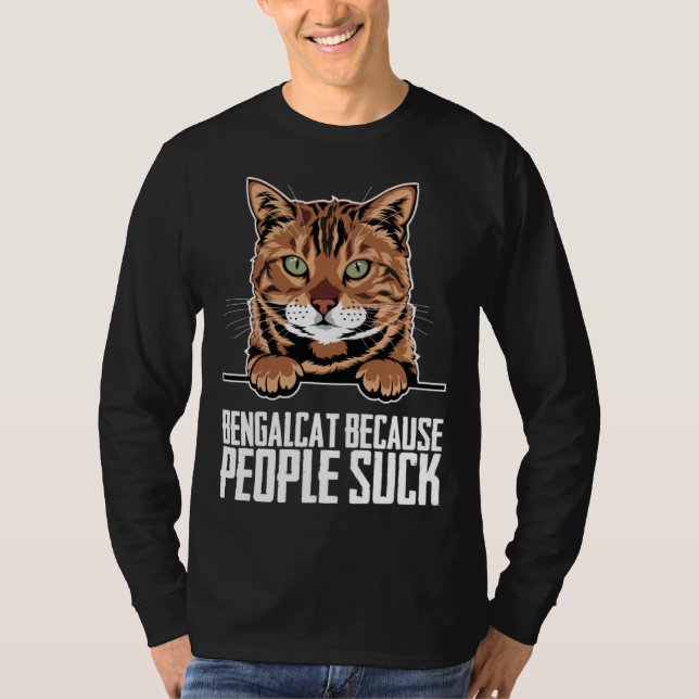 T-shirt Bengal kitten  Bengal mom  Bengal dad  5 (Devant)