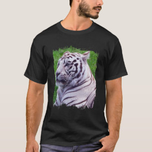 T-shirt Bengale animal rayé Cool de tigres blancs