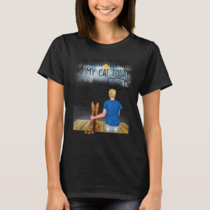 T-shirt Bengale Chat Je ne parle qu'à mon chat Aujourd'hui