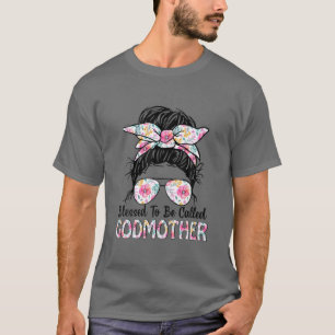 T-shirt Béni D'Être Appelé Godmère Messy Bun Floral Mo