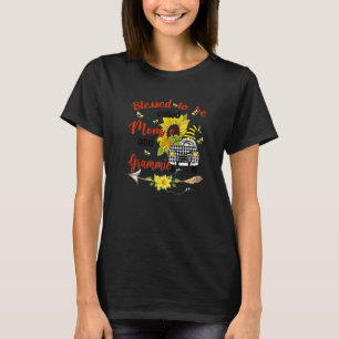 T-shirt Béni D'Être Appelé Grammie Gnome Tournesol Mothe