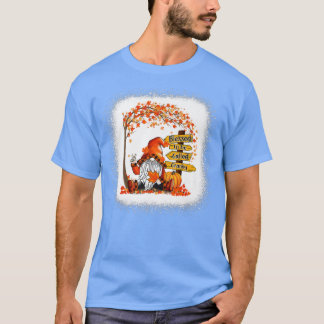 T-shirt Béni D'Être Appelé Granny Gnome Automne Que