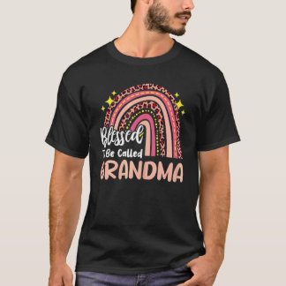 T-shirt Béni d'être appelé la fête des mères de grand-mère