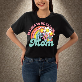 T-shirt Béni d'être appelé la fête des mères de maman