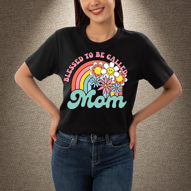 T-shirt Béni d'être appelé la fête des mères de maman (Créateur téléchargé)