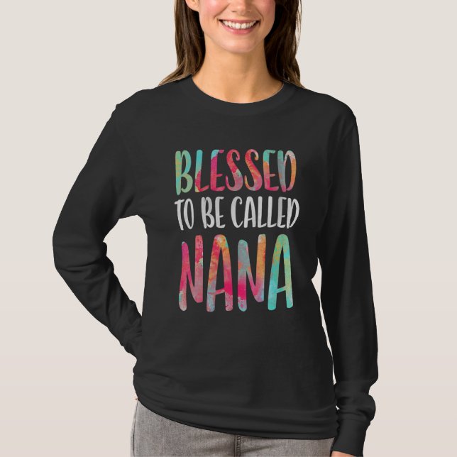 T-shirt Béni d'être appelé la fête des mères de Nana (Devant)