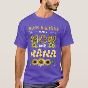 T-shirt Béni D'Être Appelé Maman Et Nana Mignonne Tourneso