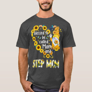 T-shirt Béni d'être appelé maman et Step maman Fall Gnome