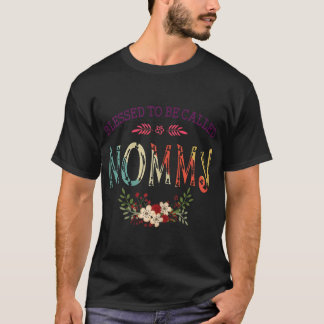 T-shirt Béni d'être appelé maman Floral Funny Maman D