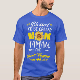 T-shirt Béni D'Être Appelé Maman Mamaw Grande Mamaw Mères