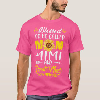 T-shirt Béni D'Être Appelé Maman Mimi Grandes Mères Mimi D