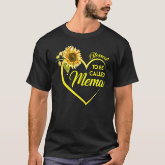 T-shirt Béni D'Être Appelé Mema Sunflower