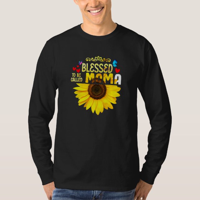 T-shirt Béni D'Être Appelé Moma Femme Tournesol Moma Mo (Devant)