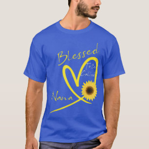 T-shirt Béni D'Être Appelé Nana Sunflower Heart
