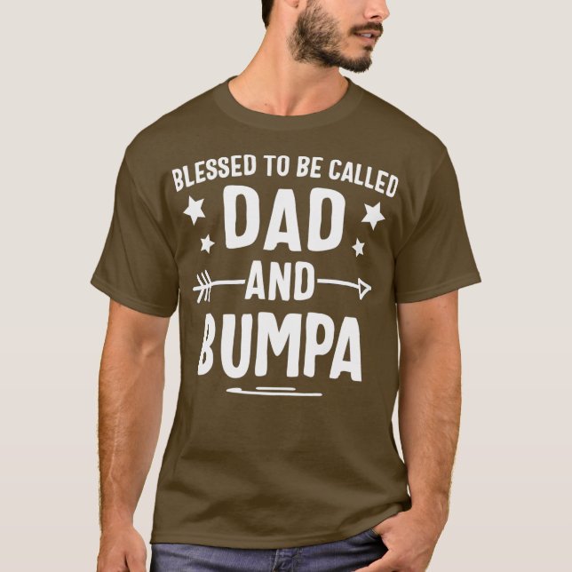 T-shirt Béni D'Être Appelé Papa Et Bumpa Fête des pères (Devant)