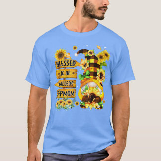 T-shirt Béni D'Être Appelé Stepmamie Automne Gnome Tournes