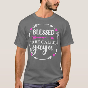 T-shirt Béni D'Être Appelé Yaya Funny Mothers Day Grand