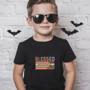 T-shirt Béni, Miséricorde, Racheté, Aimé et Culte