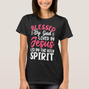 T-shirt Béni par Dieu Aimé par Jésus Dirigé par l'Émir Sai