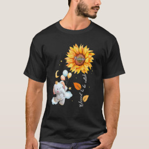 T-shirt Bénie d'être appelée Mamaw éléphant tournesol papi