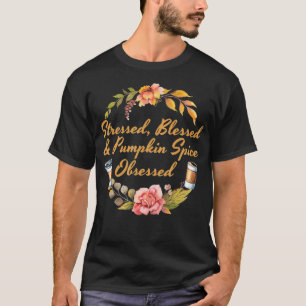 T-shirt Bénie et Citrouille Épice Obsédé PSL Chute