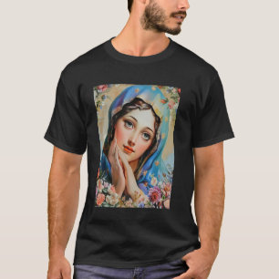 T-shirt Bénie Notre Dame, Vierge Marie, Sainte Mère, Bénie
