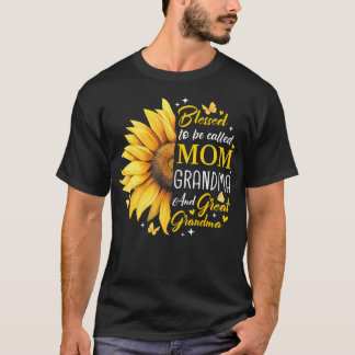T-shirt Bénie pour être appelée maman grand-mère arrière-g