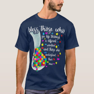 T-shirt Bénissez Ceux Qui Voient La Vie À Travers Un Windo