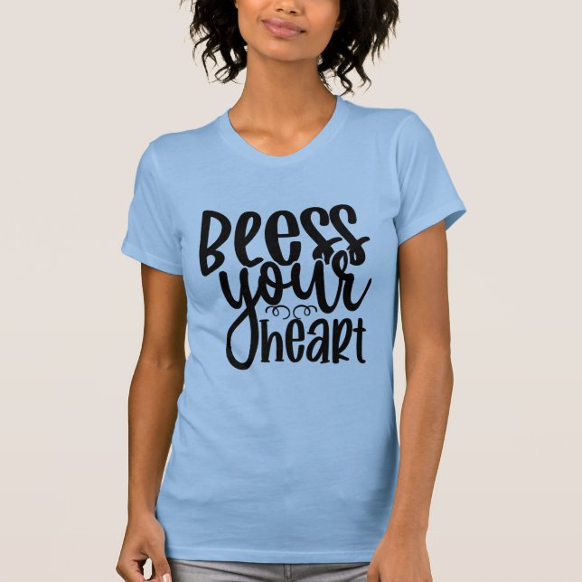 T-shirt Bénissez votre coeur (Devant)