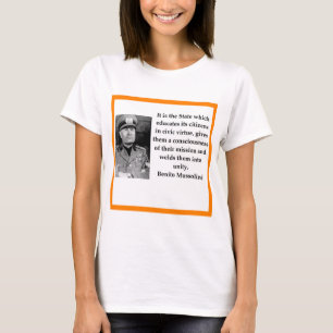 T-shirt Benito Mussolini