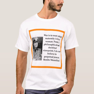 T-shirt Benito Mussolini