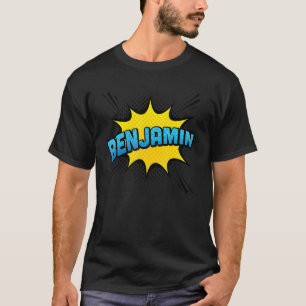 T-shirt Benjamin Boys Nom Superhero Style