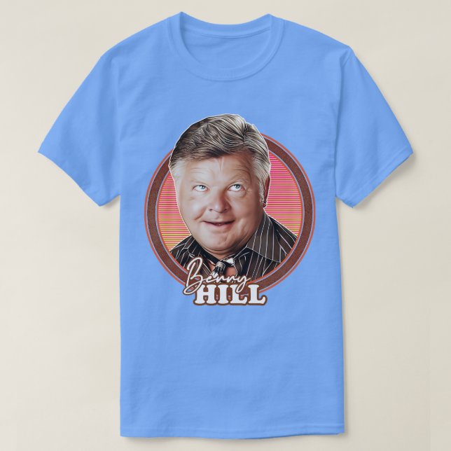 T-shirt Benny Hill les années 70 Retro Fan Design 1 (Design devant)