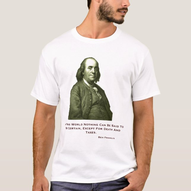 T - Shirt Bens Franklin (Vorderseite)