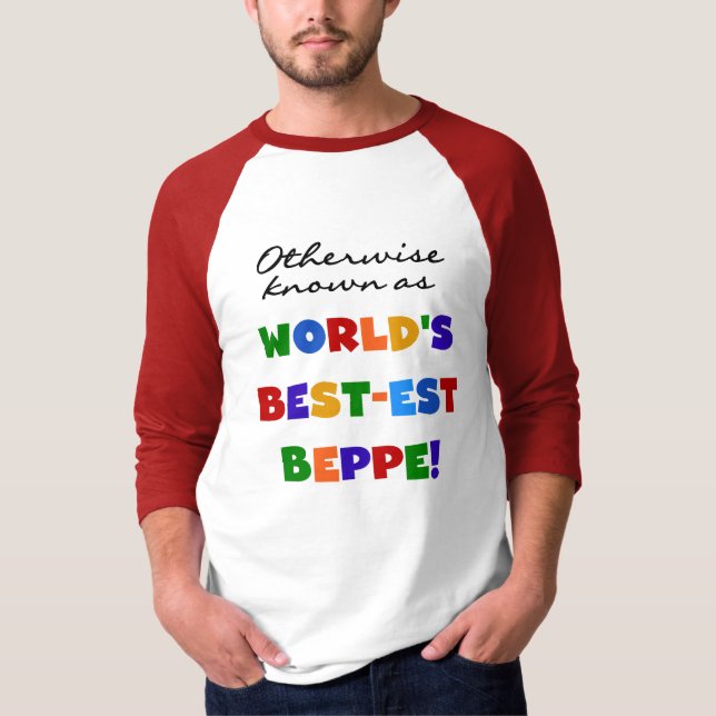 T-shirt Beppe le plus connu (Devant)