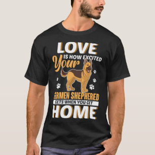 T-shirt berger allemand amour berger allemand berger berge