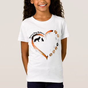T-Shirt Berger Allemand Chaque Chien Compte Cardiaque Poir