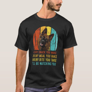 T-shirt Berger Allemand Chaque Snack Que Vous Faites Je Se