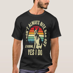 T-shirt Berger Allemand Chien de Police K9 Police