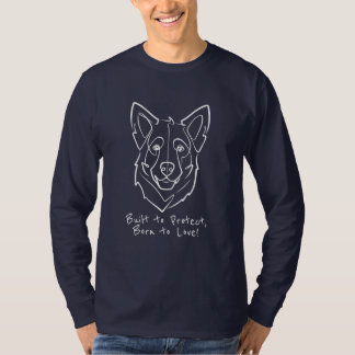 T-shirt Berger Allemand, Construit pour Protéger, Né pour