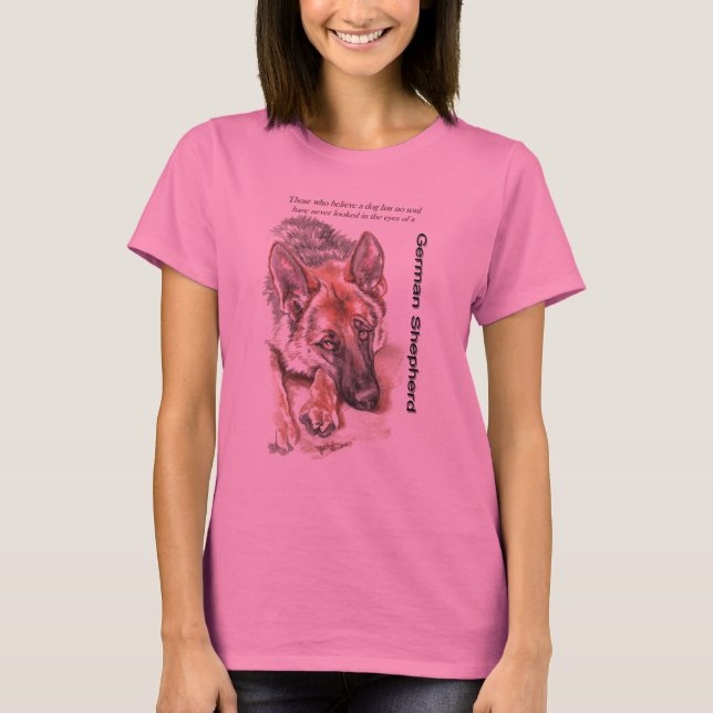 T-shirt Berger allemand "émouvant " (Devant)