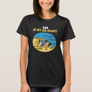 T-shirt Berger Allemand Est Mon Chien Copilote