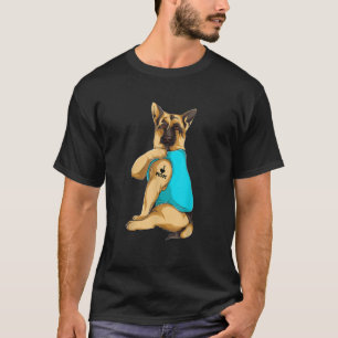 T-shirt berger allemand J'aime maman Tattoo vêtement chie