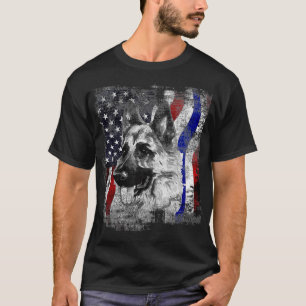 T-shirt Berger allemand k9 Chien de police américain