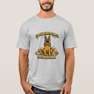 T-shirt Berger Allemand "Landshark Destruction Co.'