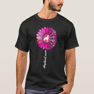 T-shirt Berger Allemand Maman Pour Femmes Sunflower Shephe