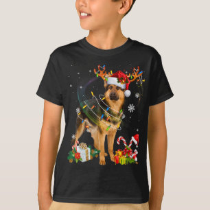 T-shirt Berger allemand Noël Chien renne Drôle Noël