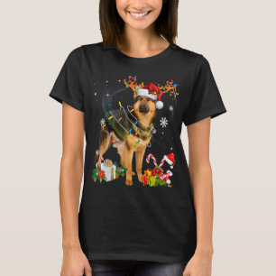 T-shirt Berger allemand Noël Chien renne Drôle Noël